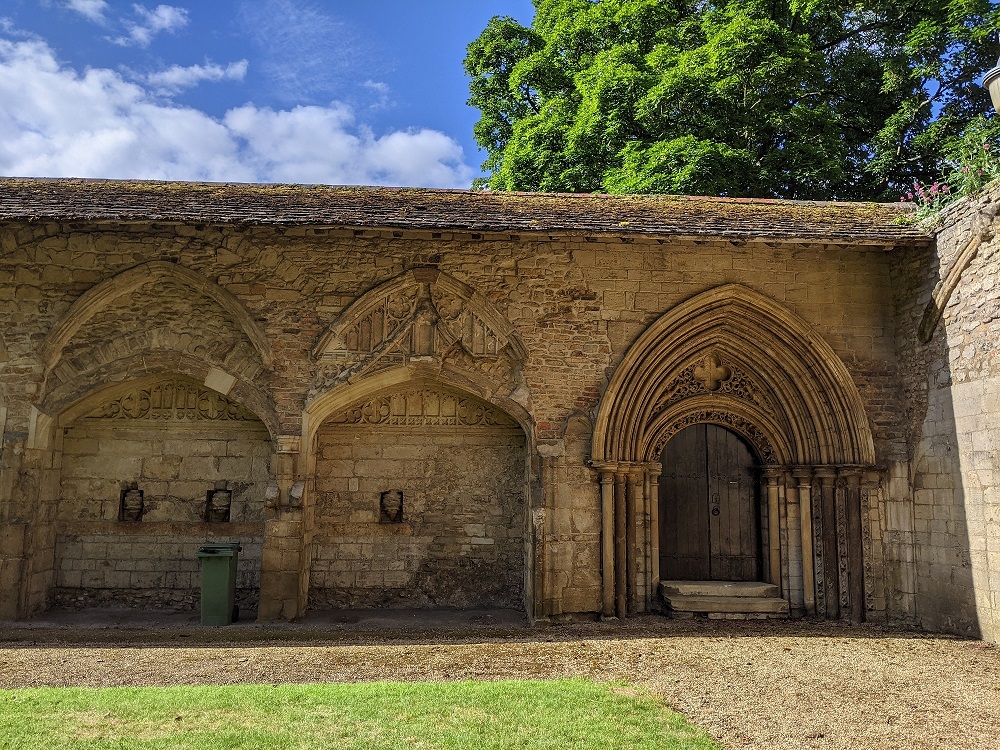 Peterborough Cathedral Cloister wall